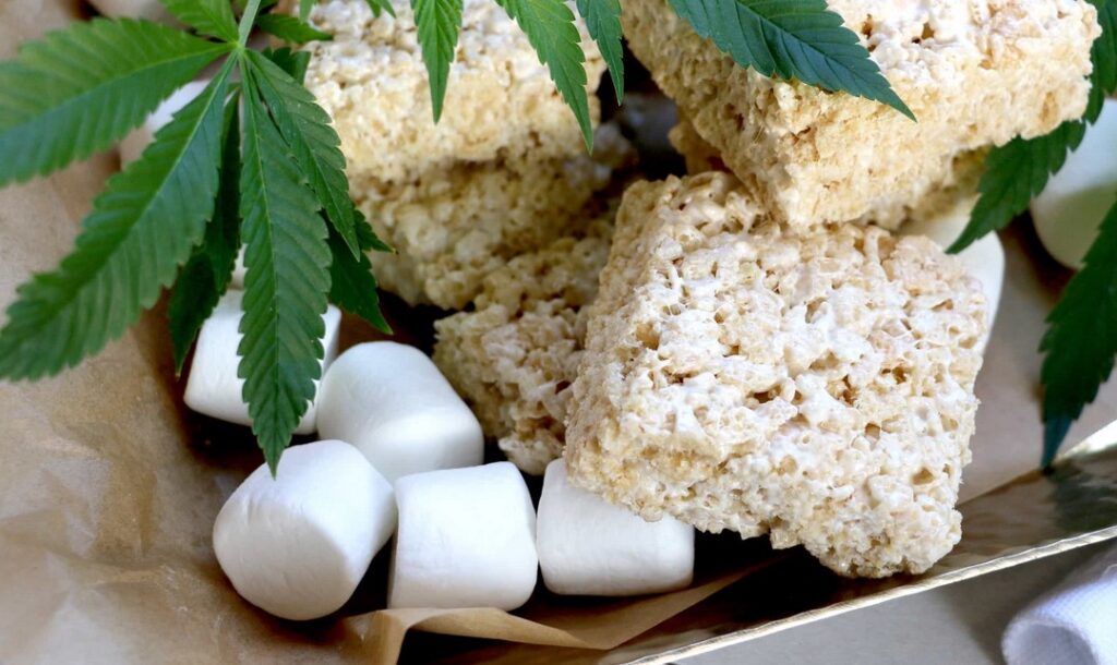 rice krispie treats edibles recipe