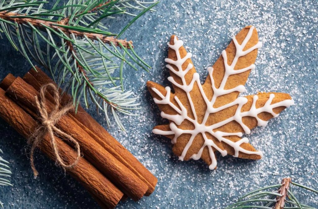 Cannabis christmas cookies